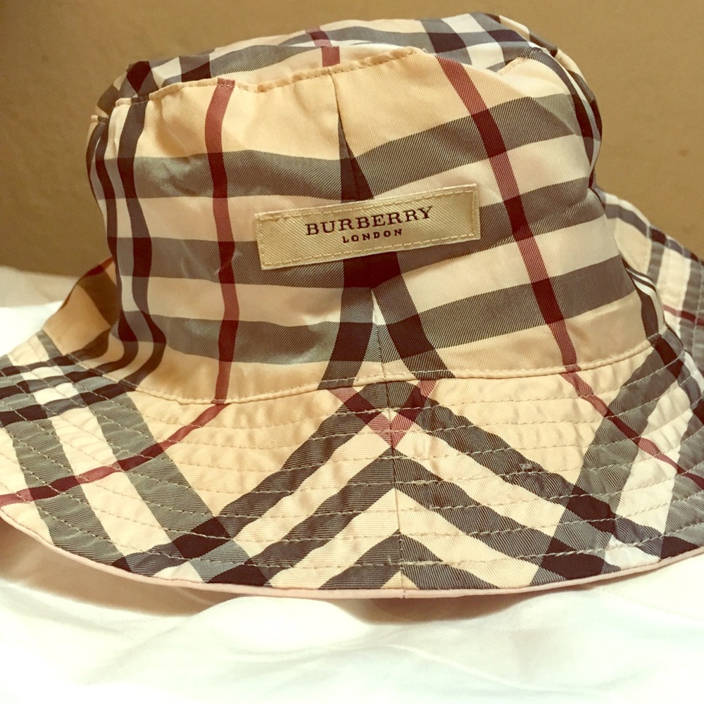 Burberry Pink Rain Hat